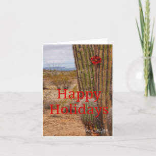 Tarjeta Festiva Cactus de vacaciones