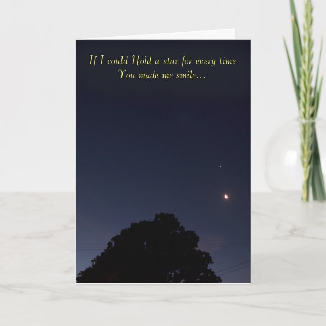 Tarjeta Festiva Cada vez que usted hace que sonríe (Anverso)