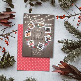 Tarjeta Festiva Cadena rusa ilumina a Navidades Wreath 7 Foto