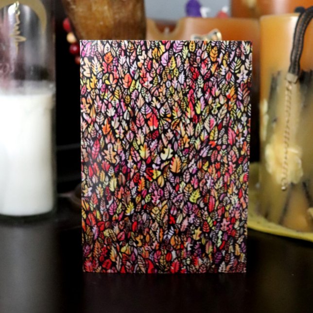 Tarjeta Festiva Caída de las hojas de otoño (Subido por el creador)