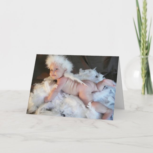 Tarjeta Festiva Caído de cielo (Anverso)