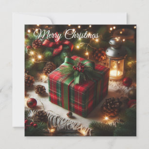 Tarjeta Festiva caja de cambios rápida de navidades