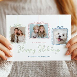 Tarjeta Festiva Caja de regalo de pastel caprichoso Foto