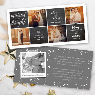Tarjeta Festiva Cajón Casado Y Brillante 4 Collage de fotos
