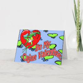Tarjeta Festiva Cajun Valentine