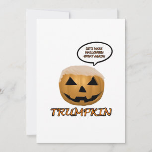 Tarjeta Festiva Calabacín de Halloween Ajustado
