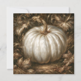 Tarjeta Festiva Calabaza blanca