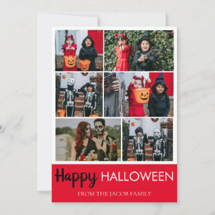 Tarjeta Festiva Calabaza boo jack-o-lantern Feliz Halloween 6 Foto