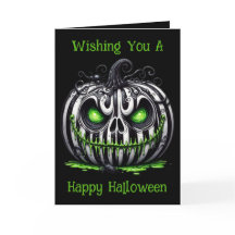 Calabaza de Halloween espeluznante