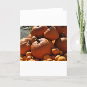 Tarjeta Festiva calabazas