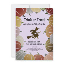 Calabazas de brujas voladoras espeluznantes con tr