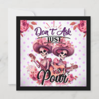 Calavera de azúcar morado y Bonito