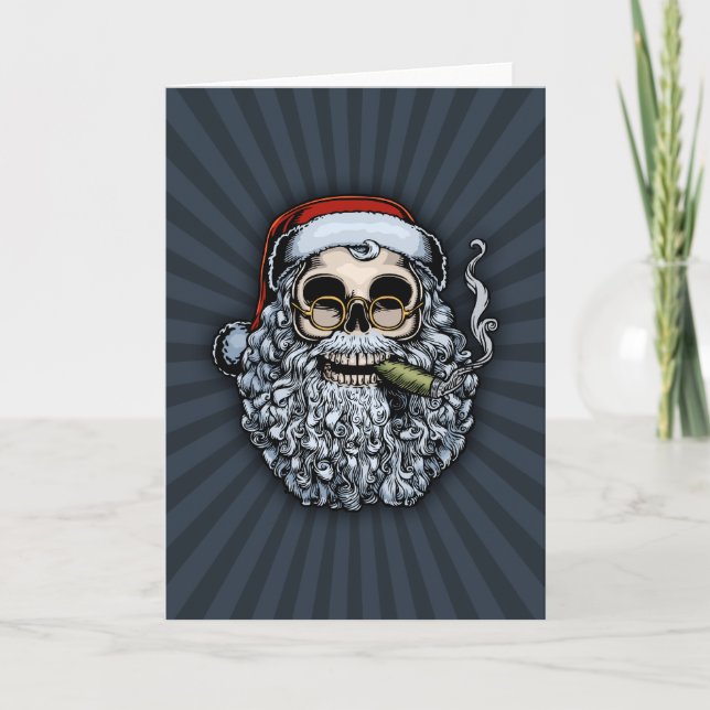 Tarjeta Festiva Calavera de Santa (Anverso)