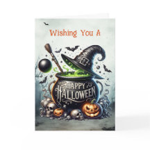 Caldero de brujas Feliz Halloween