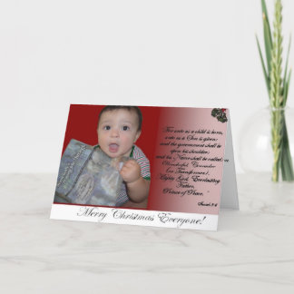 Tarjeta Festiva CalebCHRISTMAS