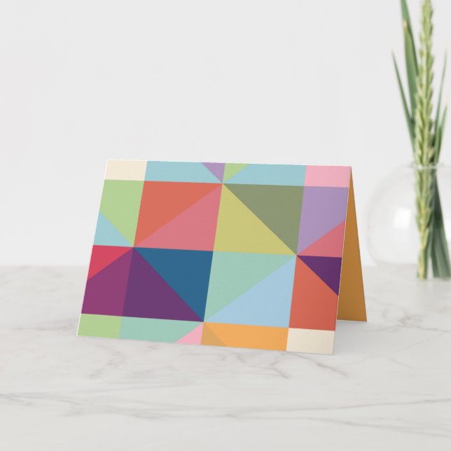 Tarjeta Festiva Caleidoscopio (Anverso)