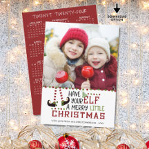 Calendario 2023 Cute Elf Merry Little Navidades 20