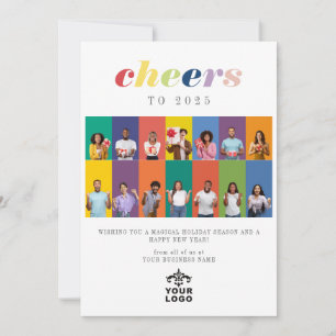 Tarjeta Festiva Calendario 2026 Moderno Vacaciones Año Nuevo Foto