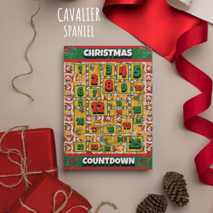 Tarjeta Festiva Calendario Adicional de Navidades de Cuenta regres