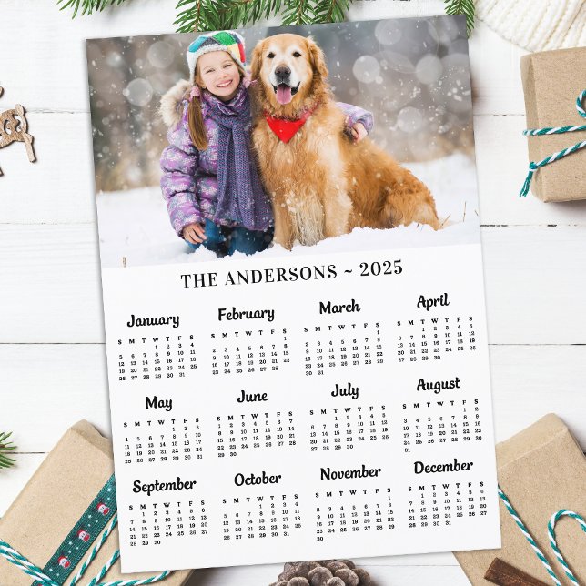 Tarjeta Festiva Calendario de 12 meses del Personalizado Puppy Per (Subido por el creador)