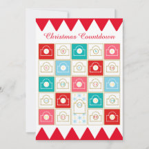 Calendario de Adviento Vintage Personalizable