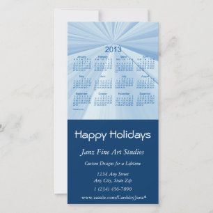 Tarjeta Festiva Calendario de navidades 2013