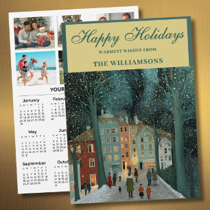 Tarjeta Festiva Calendario Personalizado Festivo 6 Fotos 2027