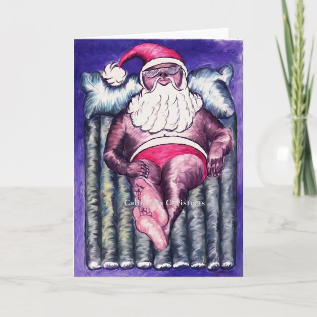 Tarjeta Festiva California California (Anverso)