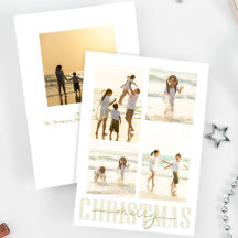 Caligrafía de oro navideño elegante 5 foto