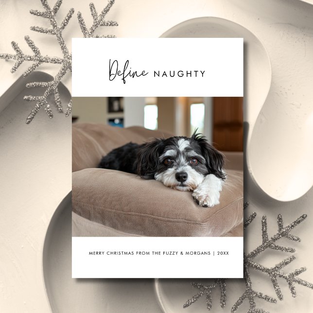 Tarjeta Festiva Caligrafía Define Mascota de Navidades de perros t (Subido por el creador)