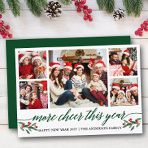 Caligrafía Más Alegre Este Año 5 Foto Verde