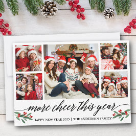 Tarjeta Festiva Caligrafía moderna más alentadora este año 5. Foto