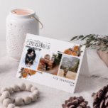 Tarjeta Festiva Caligrafía navideña Fotos botánicas de Citrus<br><div class="desc">¿Buscas una tarjeta de felicitación única y hermosa para tus amigos y familia este año? Mira nuestra tarjeta de feriado botánico Berry Calligraphy navideño navideño! Esta carta festiva y elegante presenta una feliz Navidad en caligrafía moderna, 3 fotos favoritas y un arreglo moderno y holgado de botánicos de invierno de...</div>