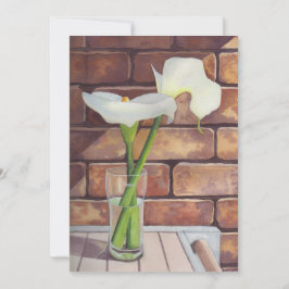 Tarjeta Festiva Calla Lilies