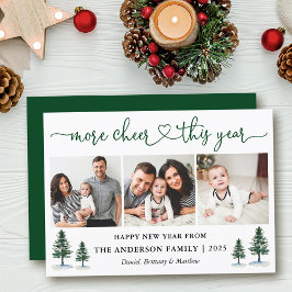 Tarjeta Festiva Calligraphy Heart More Cheth 3 Pines de fotos