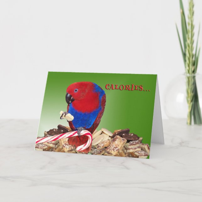 Tarjeta Festiva Calorías (Anverso)