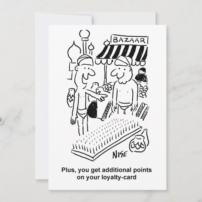 Tarjeta Festiva Cama de uñas en un Personalizado del Bazar (Anverso)