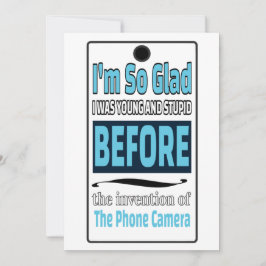 Tarjeta Festiva Cámara de teléfono