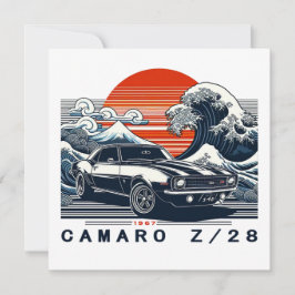 Tarjeta Festiva Camaro Z28 1967