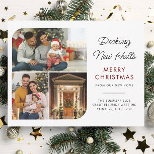 Tarjeta Festiva Cambio de Dirección Navidades Foto