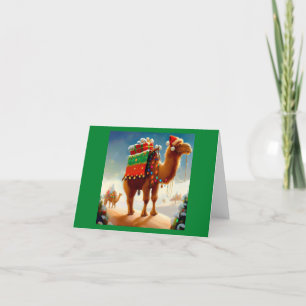 Tarjeta Festiva Camello 2 de los navidades