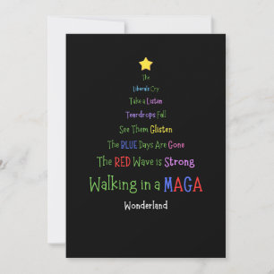 Tarjeta Festiva Caminando en una tierra de ensueño MAGA