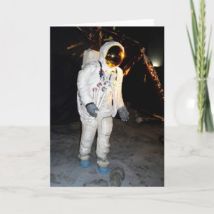 Tarjeta Festiva Caminando por el espacio