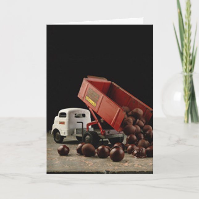 Tarjeta Festiva Camión de gracias (Anverso)