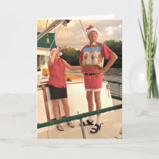 Tarjeta Festiva Camisa de Navidades feos