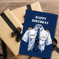 Camisa de piloto de acuarela y etiqueta con nombre