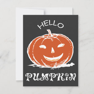 Tarjeta Festiva Camiseta de calabaza de otoño, Camiseta de otoño,