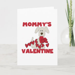 Tarjeta Festiva Camisetas de San Valentín y regalos de Mommy