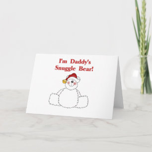 Tarjeta Festiva Camisetas y regalos de la acurrucada de papá