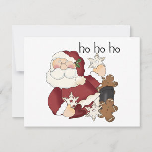 Tarjeta Festiva Camisetas y regalos Ho Ho Santa